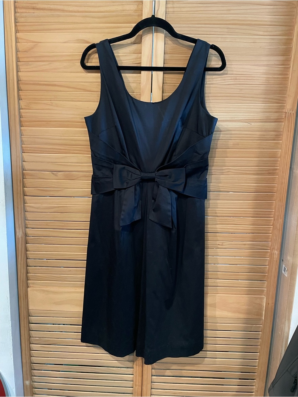 Kate Spade Classic Black Bow-Front Women's Dress